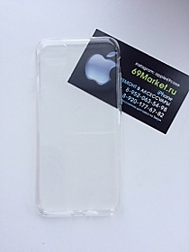 Тонкий силиконовый чехол для iPhone 7/8/SE2020 прозрачный