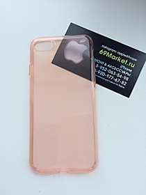 Тонкий силиконовый чехол для iPhone 7/8/SE2020 розовый
