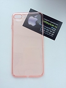 Силиконовый чехол для iPhone 7 plus/8 plus розовый