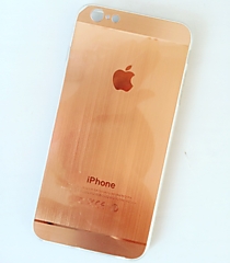 Силиконовый плотный чехол для iPhone 6 Plus/6S Plus розовое золото