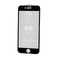 Защитное 5D стекло для Iphone 7+/8+ черное
