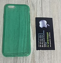 Силиконовый чехол для Iphone 6/6S зеленый