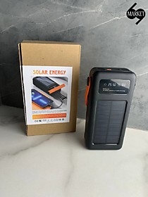 Powerbank 50000 mah с фанариком на солнечной батарее