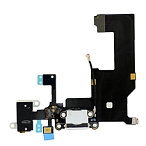 Нижний шлейф порта зарядки на iPhone 5s (белый)