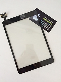 Стекло + тач скрин + home на iPad mini2 (черный) с коннектором