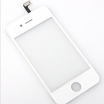 Стекло для Iphone 4/4s белое только тач скрин без дисплея В НАЛИЧИИ