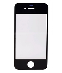 Стекло для Iphone 4/4s пустое черное В НАЛИЧИИ
