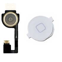 Замена шлейфа и кнопки Home для iPhone 4 цвет белый