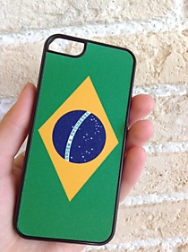 Пластиковая накладка для iPhone 5/5S Brazil В НАЛИЧИИ