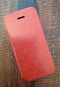 Кожаный кейс для iPhone 5/5S коричневый