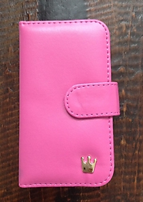 Чехол-книжка для iPhone 4/4S "Princess" розовый 