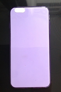 Тонкий силиконовый чехол для iPhone 6 Plus/6S Plus фиолетовый