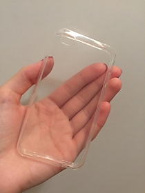 Ультратонкий прозрачный силиконовый чехол для iPhone 4/4S