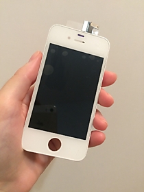 Экран в сборе на iPhone 4 белый