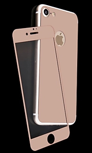 Комплект Защитных стекол для iPhone 7/8 розовое перед +зад