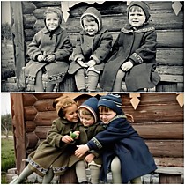 Живое фото + ретушь с реставрацией